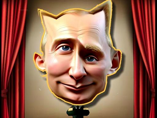 Gương mặt Putin vui nhộn