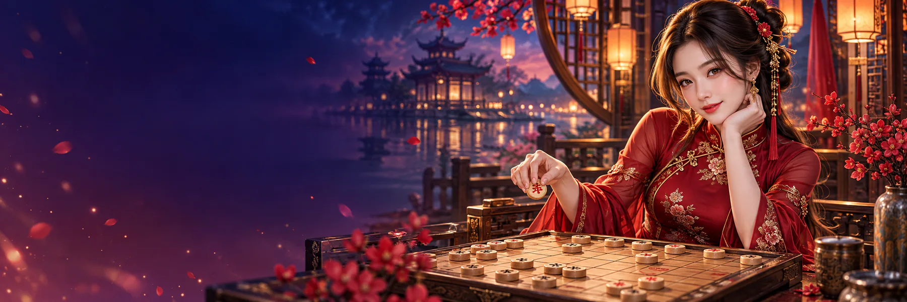 Nữ cao thủ bên bàn cờ tướng