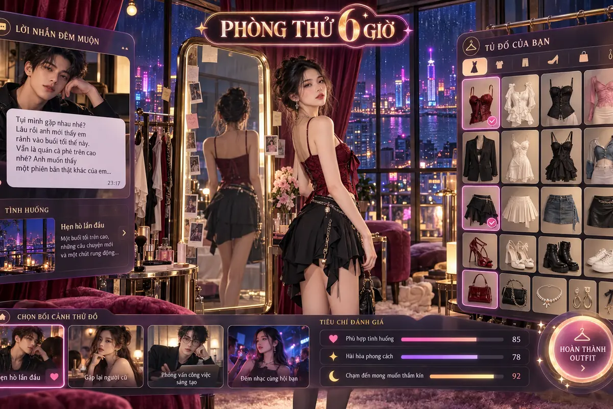 Phòng Thử 0 Giờ — game quan sát trang phục trên YêuGame