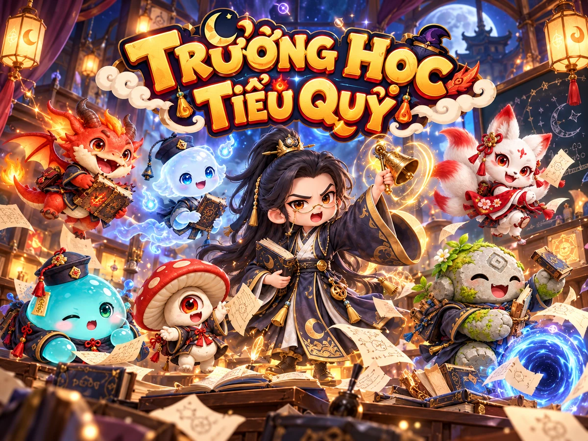 Trường Học Tiểu Quỷ — game chiến thuật lớp học trên YêuGame